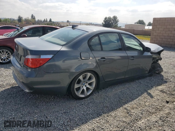 2007 BMW 5 Series 550i with VIN WBANB53507CP03981, listed as a Copart auction lot 50987905 with 163,247 mi miles and Salvage Title. Bid and sale history available at DreamBid. Image 3.