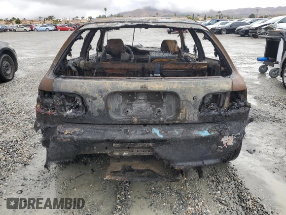 1993 Honda Civic with VIN 2HGEH2464PH521321, listed as a Copart auction lot 45183515 with Not provided miles and Non repairable. Bid and sale history available at DreamBid. Image 6.