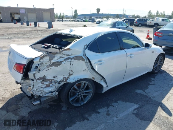 2012 Lexus IS 350 с VIN JTHBE5C29C5029104, выставлен на аукционе IAAI как лот 42353588 с пробегом Не указан миль и . История ставок и продаж доступна на DreamBid. Изображение 4.