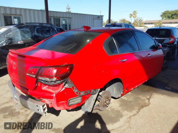 2016 Chevrolet SS with VIN 6G3F25RW1GL207128, listed as a IAAI auction lot 40633009 with 0 mi miles. Bid and sale history available at carsss.com. Image 4.