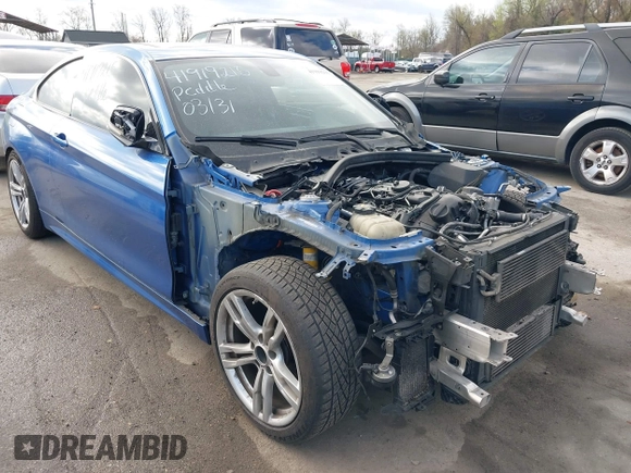 2014 BMW 4 Series 435i xDrive z VIN WBA3R5C59EK189019, wystawiony jako IAAI lot #41919215 z przebiegiem 236 908 mil mil oraz . Historia ofert i sprzedaży dostępna na DreamBid. Obrazek 19.