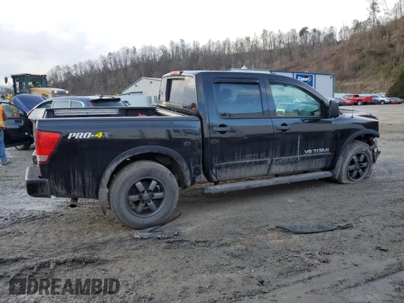 2013 Nissan Titan Pro-4X с VIN 1N6BA0EC2DN311329, выставлен на аукционе Copart как лот 45642715 с пробегом 122 221 миль миль и Списание • Salvage title. История ставок и продаж доступна на DreamBid. Изображение 3.