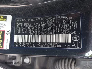 2019 Toyota Corolla L z VIN 2T1BURHEXKC200801, wystawiony jako IAAI lot #42289440 z przebiegiem 114 765 mil mil oraz . Historia ofert i sprzedaży dostępna na DreamBid. Obrazek 9.