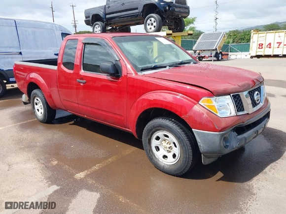 2007 Nissan Frontier XE with VIN 1N6BD06T97C409053, listed as a IAAI auction lot 41616142 with 165,128 mi miles. Bid and sale history available at carsss.com. Image 1.