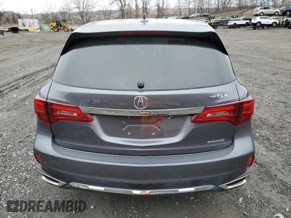 2020 Acura MDX with VIN 5J8YD4H31LL058300, listed as a Copart auction lot 52531115 with 0 mi miles and Salvage Title. Bid and sale history available at carsss.com. Image 6.