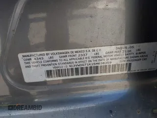 2005 Volkswagen Jetta z VIN 3VWDG71K15M638359, wystawiony jako IAAI lot #42029739 z przebiegiem 95 850 mil mil oraz . Historia ofert i sprzedaży dostępna na DreamBid. Obrazek 9.