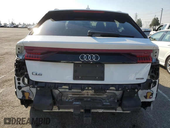 2019 Audi Q8 Premium Plus with VIN WA1EVAF1XKD041089, listed as a Copart auction lot 44420035 with 76,508 mi miles and Salvage Title. Bid and sale history available at carsss.com. Image 6.