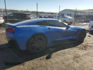 2014 Chevrolet Corvette Z51 3LT with VIN 1G1YM2D71E5129832, listed as a Copart auction lot 42787075 with 68,404 mi miles and Salvage title. Bid and sale history available at DreamBid. Image 3.