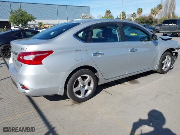 2017 Nissan Sentra SV with VIN 3N1AB7AP8HL640977, listed as a IAAI auction lot 42019961 with 105,861 mi miles. Bid and sale history available at carsss.com. Image 4.