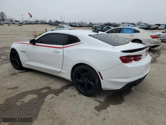 2021 Chevrolet Camaro 1LT with VIN 1G1FB1RX5M0142269, listed as a Copart auction lot 44905105 with 31,586 mi miles and Salvage Title. Bid and sale history available at carsss.com. Image 2.