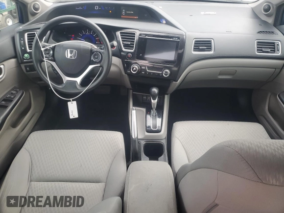 2014 Honda Civic Sedan EX with VIN 19XFB2F83EE084634, listed as a Copart auction lot 46585605 with 97,213 mi miles and Salvage Title. Bid and sale history available at carsss.com. Image 8.