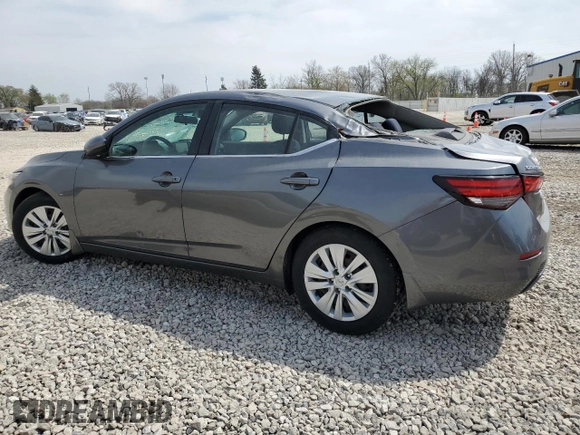 2020 Nissan Sentra S with VIN 3N1AB8BV5LY299889, listed as a Copart auction lot 52877605 with 8,971 mi miles and Salvage Title. Bid and sale history available at carsss.com. Image 2.