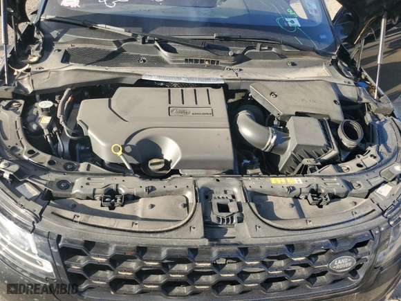 2020 Land Rover Range Rover Evoque S with VIN SALZJ2FX0LH119864, listed as a Copart auction lot 48968225 with 21,844 mi miles and Salvage Title. Bid and sale history available at carsss.com. Image 12.