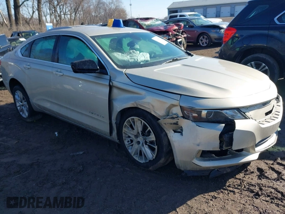 2015 Chevrolet Impala LS with VIN 2G11Z5SLXF9169853, listed as a IAAI auction lot 41666823 with 94,695 mi miles and . Bid and sale history available at DreamBid. Image 1.