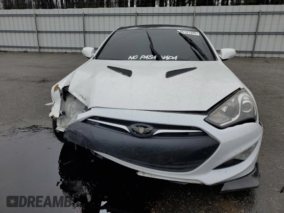 2016 Hyundai Genesis Coupe 3.8L Base with VIN KMHHT6KJ4GU133295, listed as a Copart auction lot 45141395 with 119,991 mi miles and Salvage Title. Bid and sale history available at carsss.com. Image 5.