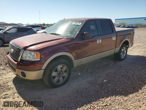 2007 Ford F-150 XLT with VIN 1FTPW12V77KC15790, listed as a Copart auction lot 57864275 with Not provided miles and Non repairable. Bid and sale history available at DreamBid. Image 1.