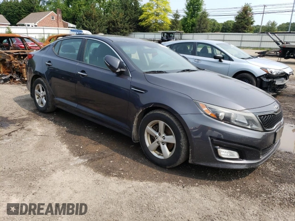 2015 Kia Optima LX with VIN 5XXGM4A70FG424291, listed as a Copart auction lot 60291265 with 273,391 mi miles and Clean title. Bid and sale history available at DreamBid. Image 4.