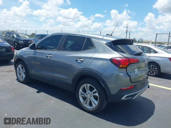 2020 Buick Encore GX Preferred with VIN KL4MMBS28LB080232, listed as a IAAI auction lot 42536040 with 62,189 mi miles and . Bid and sale history available at DreamBid. Image 3.
