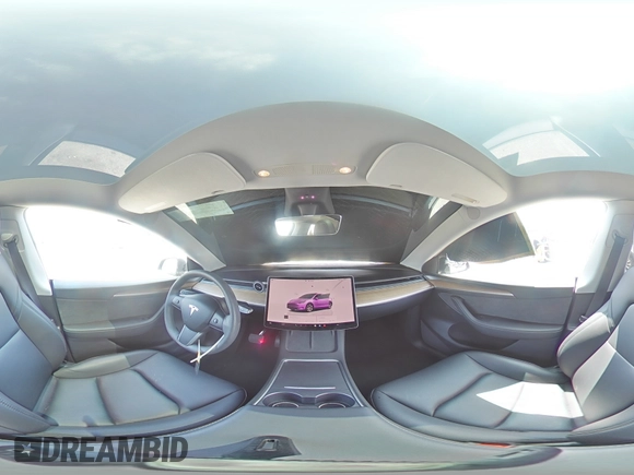 2024 Tesla Model Y Long Range with VIN 7SAYGDEE4RA228916, listed as a Copart auction lot 54921575 with 13,607 mi miles and Salvage title. Bid and sale history available at DreamBid. Image 15.