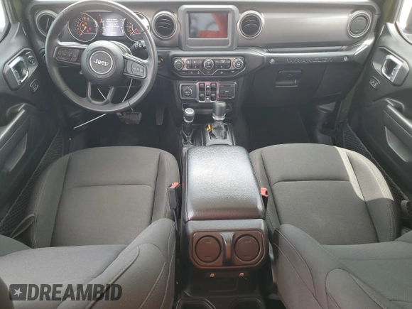 2022 Jeep Wrangler Unlimited Sport S with VIN 1C4HJXDGXNW180320, listed as a Copart auction lot 53289025 with 25,816 mi miles and Salvage Title. Bid and sale history available at carsss.com. Image 8.