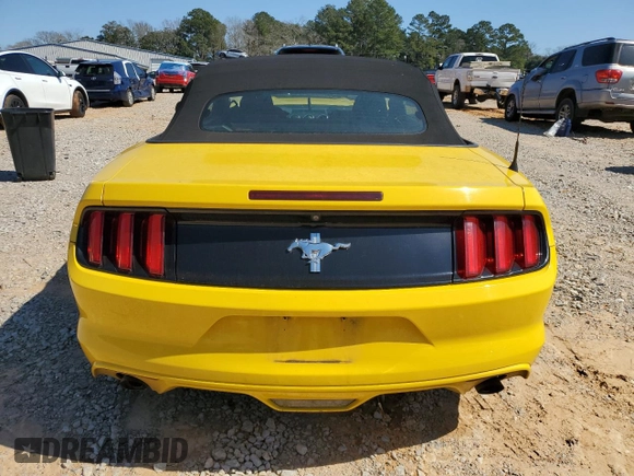 2017 Ford Mustang V6 with VIN 1FATP8EM4H5323989, listed as a Copart auction lot 46822225 with 145,080 mi miles and Salvage Title. Bid and sale history available at carsss.com. Image 6.