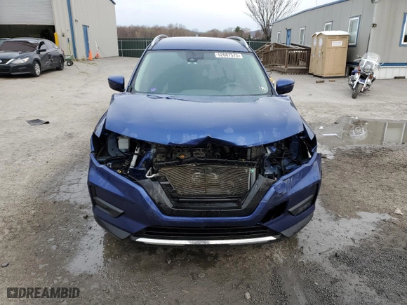 2020 Nissan Rogue SV with VIN JN8AT2MV9LW121709, listed as a Copart auction lot 52687575 with 90,519 mi miles and Salvage Title. Bid and sale history available at carsss.com. Image 5.