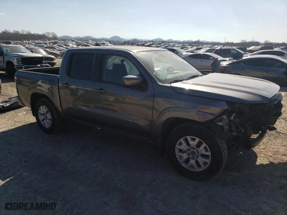 2024 Nissan Frontier SV with VIN 1N6ED1EJ5RN617375, listed as a Copart auction lot 43917035 with 27,090 mi miles and Salvage Title. Bid and sale history available at carsss.com. Image 4.