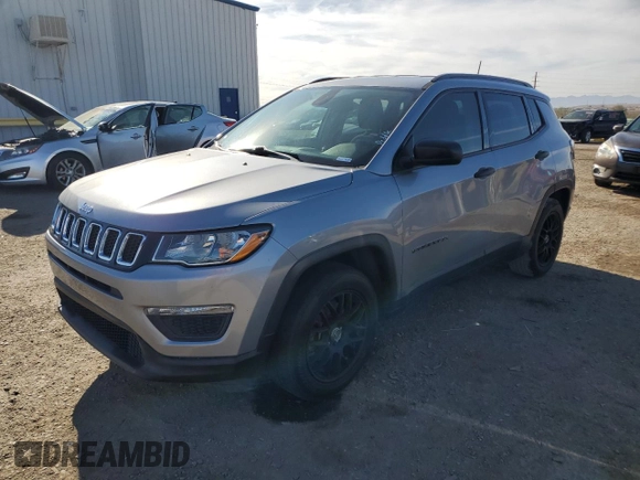 2017 Jeep Compass Sport with VIN 3C4NJCAB9HT636449, listed as a Copart auction lot 50662975 with 88,195 mi miles and Clean Title. Bid and sale history available at carsss.com. Image 1.
