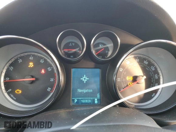 2011 Buick Regal CXL RL4 with VIN W04GS5ECXB1007019, listed as a Copart auction lot 45135225 with 160,820 mi miles and Salvage title. Bid and sale history available at DreamBid. Image 9.