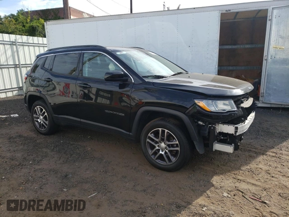 2020 Jeep Compass Latitude with VIN 3C4NJDBB2LT251702, listed as a Copart auction lot 72506304 with 94,675 mi miles and Clean Title. Bid and sale history available at DreamBid. Image 4.