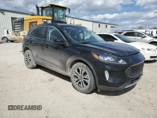 2021 Ford Escape SEL with VIN 1FMCU9H9XMUA79454, listed as a Copart auction lot 52728255 with 45,270 mi miles and Salvage title. Bid and sale history available at DreamBid. Image 4.
