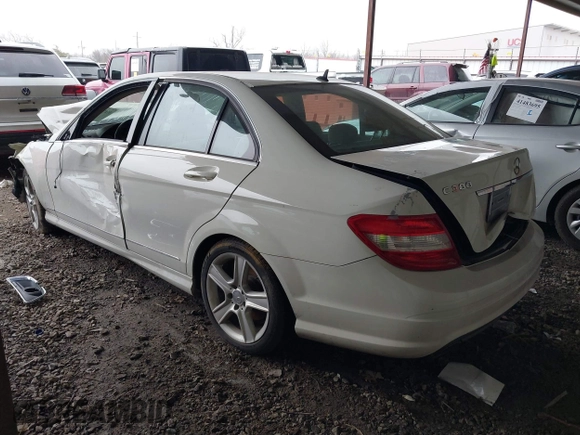 2011 Mercedes-Benz C 300 Sport with VIN WDDGF5EBXBA520875, listed as a IAAI auction lot 41477886 with 135,012 mi miles and . Bid and sale history available at DreamBid. Image 3.