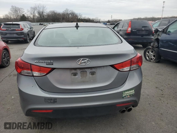 2013 Hyundai Elantra Coupe GS PZEV with VIN KMHDH6AE0DU013588, listed as a Copart auction lot 83197674 with 155,629 mi miles and Salvage Title. Bid and sale history available at carsss.com. Image 6.