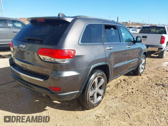 2014 Jeep Grand Cherokee Limited with VIN 1C4RJEBT5EC228056, listed as a IAAI auction lot 41454896 with Not Provided miles and . Bid and sale history available at DreamBid. Image 4.