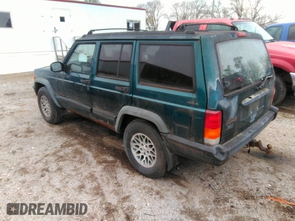 1997 Jeep Cherokee Sport with VIN 1J4FJ68S8VL500942, listed as a IAAI auction lot 40810846 with 224,782 mi miles. Bid and sale history available at carsss.com. Image 3.