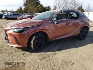 2025 Lexus RX 350 with VIN 2T2BAMCA0SC089803, listed as a Copart auction lot 46683815 with 1,629 mi miles and Salvage Title. Bid and sale history available at DreamBid. Image 1.