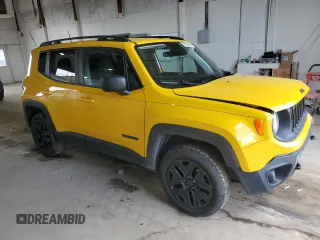 2018 Jeep Renegade Upland with VIN ZACCJBABXJPH57411, listed as a Copart auction lot 56399085 with 60,831 mi miles and Non repairable. Bid and sale history available at DreamBid. Image 4.