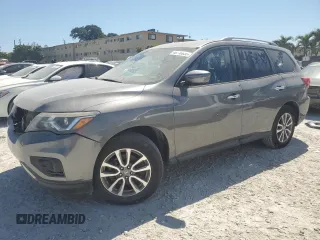 2018 Nissan Pathfinder S with VIN 5N1DR2MN3JC636447, listed as a Copart auction lot 48716635 with 124,556 mi miles and Non Repairable. Bid and sale history available at carsss.com. Image 1.
