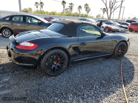 2005 Porsche Boxster S with VIN WP0CB29865U732015, listed as a Copart auction lot 42557885 with 15,886 mi miles and Salvage Title. Bid and sale history available at carsss.com. Image 3.