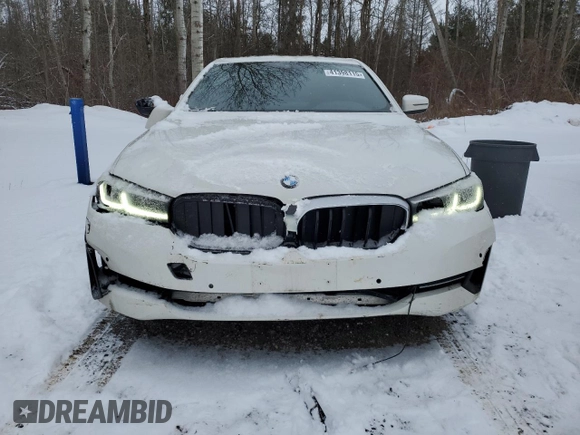 2022 BMW 5 Series 530i xDrive with VIN WBA13BJ04NCK71538, listed as a Copart auction lot 41398115 with 98,359 mi miles and Clean Title. Bid and sale history available at carsss.com. Image 5.