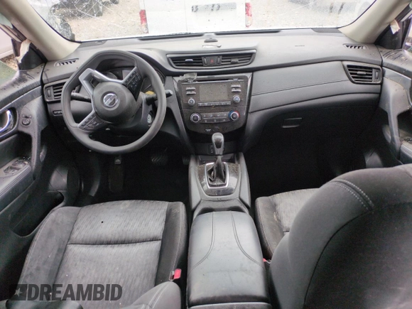 2017 Nissan Rogue SV with VIN KNMAT2MT9HP544611, listed as a Copart auction lot 48399445 with 185,489 mi miles and Salvage Title. Bid and sale history available at carsss.com. Image 8.