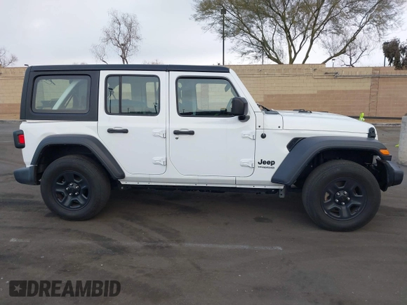 2022 Jeep Wrangler Unlimited Sport with VIN 1C4HJXDNXNW253510, listed as a IAAI auction lot 41461051 with 32,571 mi miles and . Bid and sale history available at DreamBid. Image 14.