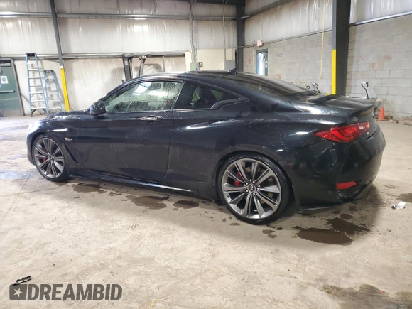 2018 Infiniti Q60 Red Sport 400 z VIN JN1FV7EL5JM630102, wystawiony jako Copart lot #46364025 z przebiegiem Nie podano mil oraz Szkoda całkowita • Salvage title. Historia ofert i sprzedaży dostępna na DreamBid. Obrazek 2.