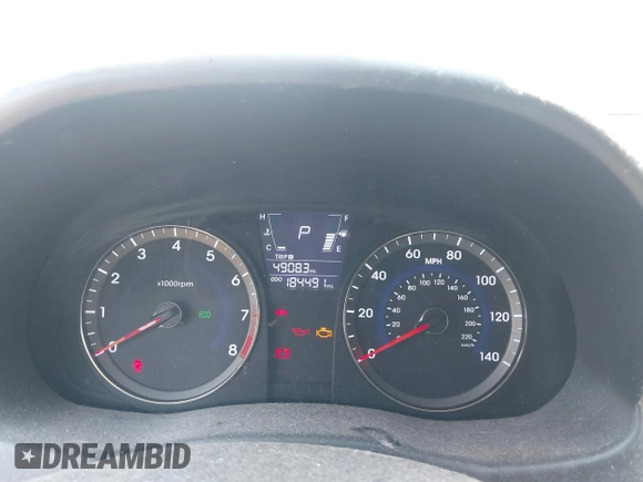 2012 Hyundai Accent GS z VIN KMHCT5AE7CU020928, wystawiony jako IAAI lot #42434854 z przebiegiem 184 491 mil mil oraz . Historia ofert i sprzedaży dostępna na DreamBid. Obrazek 7.