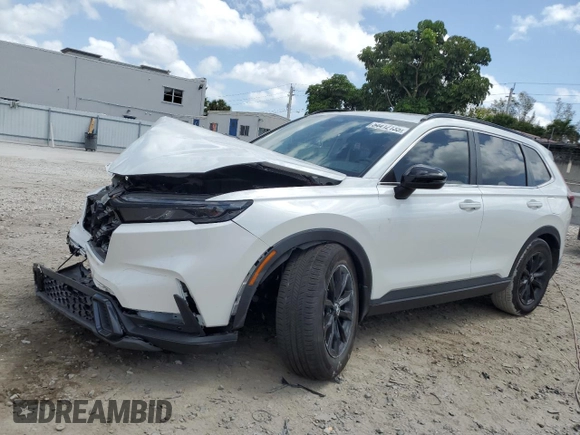 2024 Honda CR-V Sport-L with VIN 7FARS5H81RE013044, listed as a Copart auction lot 54412135 with 47,065 mi miles and Non Repairable. Bid and sale history available at DreamBid. Image 1.