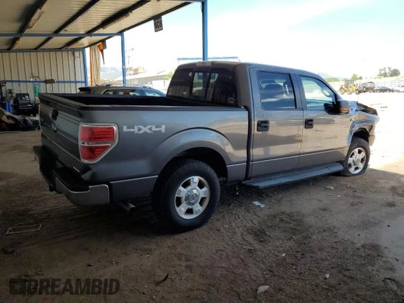 2013 Ford F-150 XL with VIN 1FTFW1EF9DKE84322, listed as a Copart auction lot 63344325 with 127,934 mi miles and Salvage title. Bid and sale history available at DreamBid. Image 3.