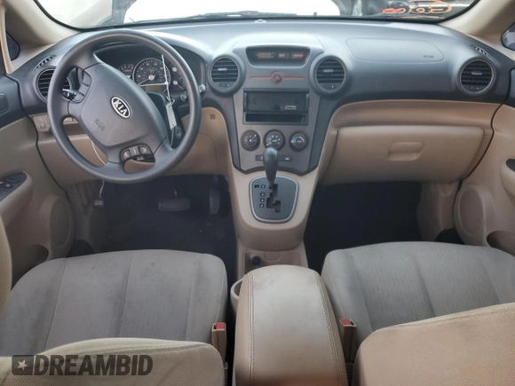 2009 Kia Rondo LX Base with VIN KNAFG528797250875, listed as a Copart auction lot 74170464 with 0 mi miles and Salvage Title. Bid and sale history available at carsss.com. Image 8.