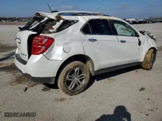 2016 Chevrolet Equinox LTZ with VIN 2GNALDEK5G1168462, listed as a Copart auction lot 60961544 with 114,284 mi miles and Salvage Title. Bid and sale history available at carsss.com. Image 3.