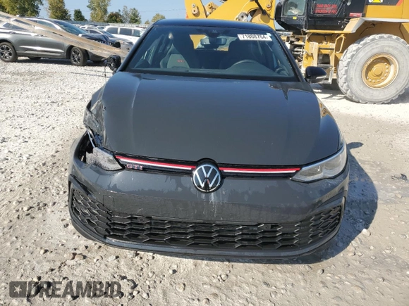 2023 Volkswagen Golf GTI 40th Anniversary Edition with VIN WVW9A7CD2PW201465, listed as a Copart auction lot 71808764 with 15,642 mi miles and Clean Title. Bid and sale history available at carsss.com. Image 5.