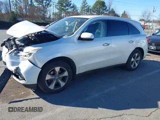 2014 Acura MDX with VIN 5FRYD3H22EB007473, listed as a IAAI auction lot 41269602 with 264,872 mi miles. Bid and sale history available at carsss.com. Image 16.